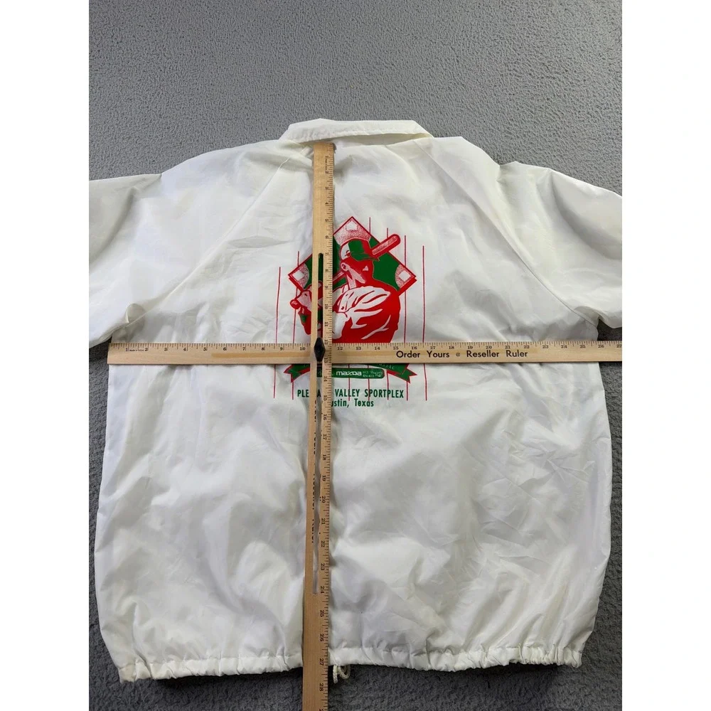 VTG 90s Pleasant Valley Sportplex Austin Texas Baseball Jacket XL Made In USA